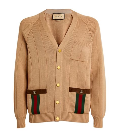 Gucci Web Stripe Cardigan 